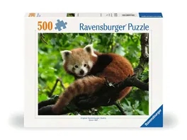 Ravensburger Puzzle 12000369 Suesser roter Panda 500 Teile Puzzle fuer Erwachsene und Kinder ab 1 2 Jahren