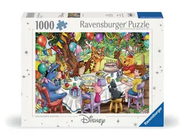 Ravensburger Puzzle 12000385 Winnie Puuh 1000 Teile Disney Puzzle fuer Erwachsene und Kinder ab 14 Jahren