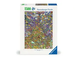 Ravensburger Puzzle 12000436 Viele bunte Fische 1500 Teile Puzzle fuer Erwachsene und Kinder ab 14 Jahren