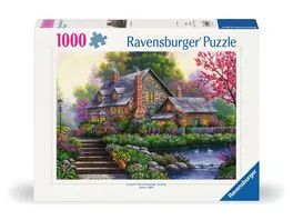 Ravensburger Puzzle 12000464 Romantisches Cottage 1000 Teile Puzzle fuer Erwachsene und Kinder ab 14 Jahren