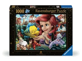 Ravensburger Puzzle 12000567 Arielle die Meerjungfrau 1000 Teile Disney Puzzle fuer Erwachsene und Kinder ab 14 Jahren