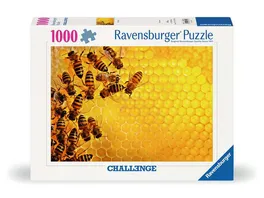 Ravensburger Challenge Puzzle 12000614 Bienen 1000 Teile Puzzle fuer Erwachsene und Kinder ab 14 Jahren