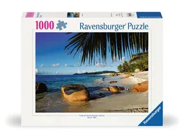 Ravensburger Puzzle 12000641 Unter Palmen 1000 Teile Puzzle fuer Erwachsene und Kinder ab 14 Jahren Puzzle mit Strand Motiv