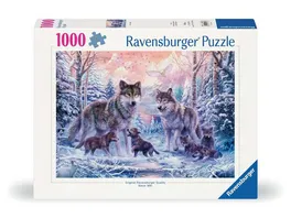 Ravensburger Puzzle Arktische Woelfe 1000 Teile