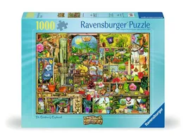 Ravensburger Puzzle 12000659 Grandioses Gartenregal 1000 Teile Puzzle fuer Erwachsene und Kinder ab 14 Jahren