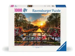 Ravensburger Puzzle 12000662 1000 Teile Fahrraeder in Amsterdam
