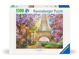 Ravensburger Puzzle 12000694 Verliebt in Paris 1500 Teile