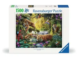 Ravensburger Puzzle 12000696 Idylle am Wasserloch 1500 Teile Puzzle fuer Erwachsene und Kinder ab 14 Jahren