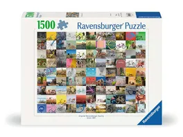 Ravensburger Puzzle 12000697 99 Fahrraeder und mehr 1500 Teile Puzzle fuer Erwachsene und Kinder ab 14 Jahren