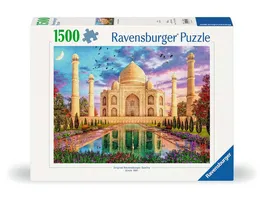 Ravensburger Puzzle 12000741 Bezauberndes Taj Mahal 1500 Teile Puzzle fuer Erwachsene und Kinder ab 14 Jahren