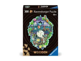 Ravensburger WOODEN Puzzle 12000759 Kuckucksuhr 300 Teile