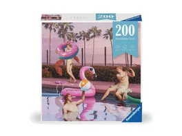 Ravensburger Puzzle Moment 12000768 Poolparty 200 Teile