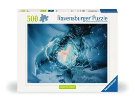 Ravensburger Puzzle 12000778 Im Auge des Gletschers 500 Teile Puzzle fuer Erwachsene ab 12 Jahren