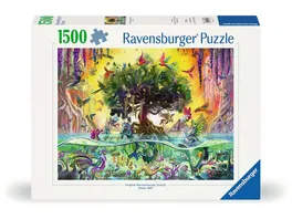 Ravensburger Puzzle 12000798 Das Einhorn aus dem See und seine Freunde 1500 Teile