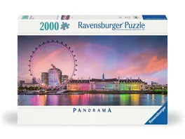 Ravensburger Puzzle 12000805 Kunterbuntes London 2000 Teile Puzzle fuer Erwachsene ab 14 Jahren