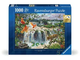 Ravensburger Puzzle 12001090 Fantastischer Wasserfall von Iguazu 1000 Teile Puzzle fuer Erwachsene ab 14 Jahren