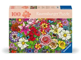 Ravensburger Puzzle 12001364 Blumenfenster Puzzle fuer aeltere Menschen und Senioren