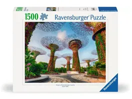 Ravensburger Puzzle 12001396 Garden by the Bay at Singapore 1500 Teile Puzzle fuer Erwachsene und Kinder ab 14 Jahren