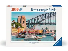 Ravensburger Puzzle 12001419 Secret Sydney 3000 Teile Puzzle fuer Erwachsene und Kinder ab 14 Jahren