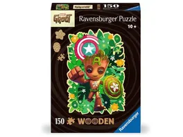 Ravensburger Puzzle WOODEN Puzzle 12001459 Groot 150 Teile Kontur Holzpuzzle