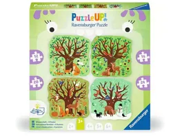 Puzzle UP Vier Jahreszeiten von Ravensburger 12004002 4 konturgeformte Puzzles mit 12 16 20 24 Teilen