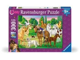 Ravensburger Kinderpuzzle 12004009 Lissy und Arcado auf der Koppel 300 Teile XXL Lissy Puzzle fuer Kinder ab 9 Jahren