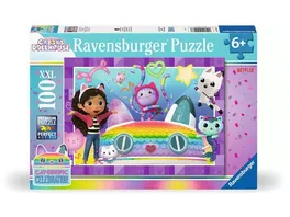 Ravensburger Kinderpuzzle 12004117 Gabby s Dollhouse Puzzle fuer Kinder ab 6 Jahren mit 100 Teilen im XXL Format