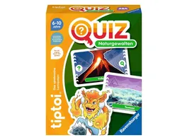 Ravensburger tiptoi 00167 Quiz Naturgewalten Quizspiel fuer Kinder ab 6 Jahren fuer 1 4 Spieler