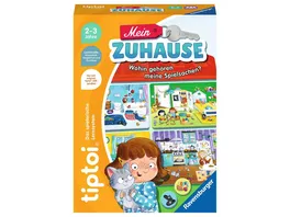 Ravensburger tiptoi Spiel 00196 Mein Zuhause Lernspiel zum Wortschatz fuer Kinder ab 2 Jahren