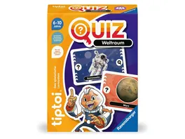 Ravensburger tiptoi 00223 Quiz Weltraum Quizspiel fuer Kinder ab 6 Jahren fuer 1 4 Spieler