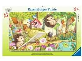 Ravensburger Puzzle Lustige Gartentiere 15 Teile