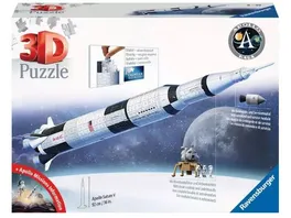 Ravensburger Puzzle 3D Puzzles Apollo Saturn V Rakete