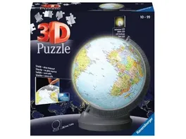 Ravensburger Puzzle 3D Puzzles Globus mit Licht