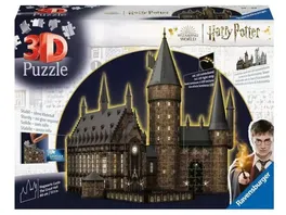 Ravensburger Puzzle 3D Puzzles Harry Potter Hogwarts Castle Great Hall Night Edition