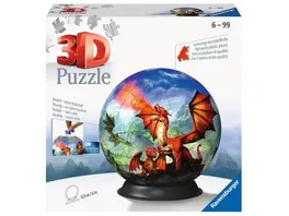 Ravensburger Puzzle 3D Puzzles Ball Puzzle Ball Mystische Drachen