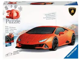 Ravensburger Puzzle 3D Puzzles Lamborghini Huracan EVO Arancio