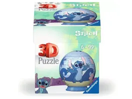 Ravensburger 3D Puzzle 11597 Puzzle Ball Disney Stitch fuer grosse und kleine Stitch Fans ab 6 Jahren