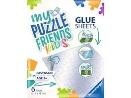 Ravensburger Kinderpuzzle 13301 My Puzzle Friends Glue Sheets Klebefolien fuer Kinderpuzzle