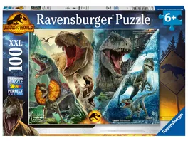 Ravensburger Puzzle Dinosaurierarten 100 Teile XXL Jurassic World Dominion