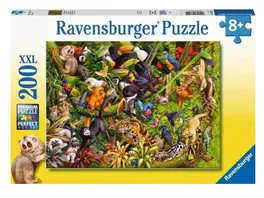 Ravensburger Puzzle Bunter Dschungel 200 Teile