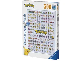 Ravensburger Puzzle Puzzle Die ersten 151 Pokemon 500 Teile