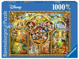 Ravensburger Puzzle 15266 Die schoensten Disney Themen 1000 Teile Disney Puzzle