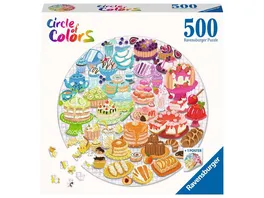 Ravensburger Puzzle Circle of Colors Desserts Pastries 500 Teile