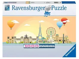 Ravensburger Puzzle Ein Tag in Paris 1000 Teile