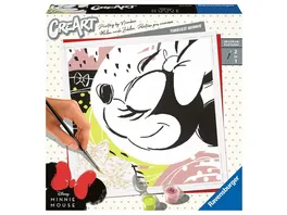 Ravensburger Beschaeftigung CreArt Malen nach Zahlen 20126 Timeless Minnie ab 12 Jahren