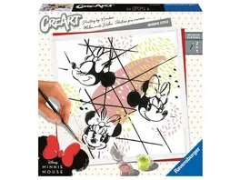 Ravensburger Beschaeftigung CreArt Malen nach Zahlen 20127 Minnie Style ab 12 Jahren