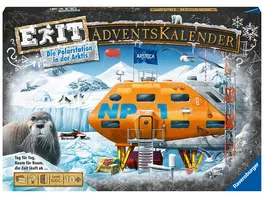 Ravensburger Spiel Exit Adventskalender Die Polarstation in der Arktis