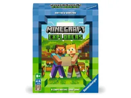 Ravensburger Spiel Minecraft Explorers Kooperatives Kartenspiel fuer 1 4 Personen ab 8 Jahren