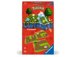 Ravensburger Spiel Pokemon Labyrinth Connect Mitbringspiel fuer 2 6 Spieler ab 7 Jahren