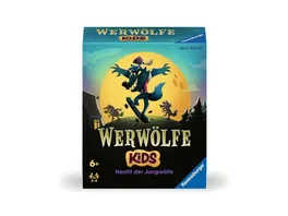 Ravensburger Spiel Werwoelfe Nacht der Jungwoelfe erstes Werwoelfe Spiel fuer Kinder ab 6 Jahren fuer 2 bis 6 Spieler